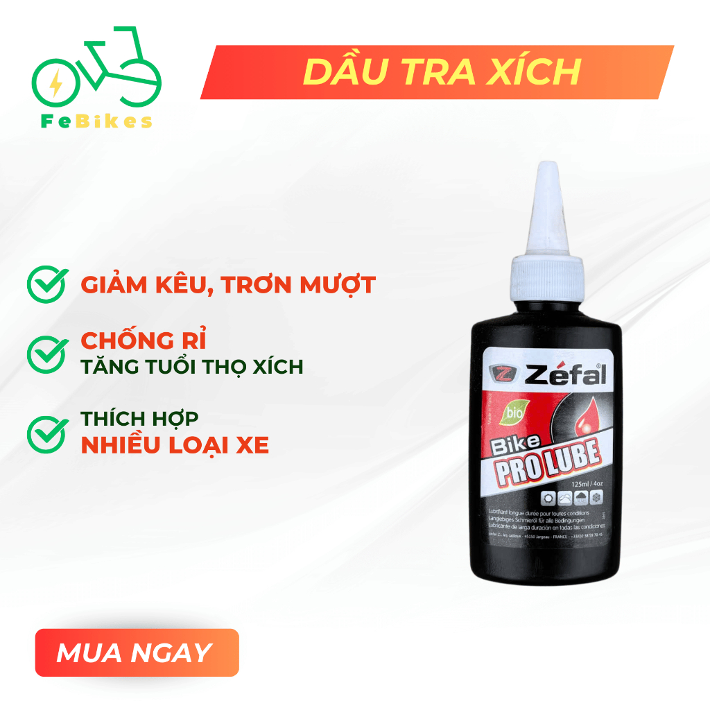 Dầu Tra Xích Xe Đạp 125ml – Bôi Trơn, Chống Han Gỉ, Bảo Dưỡng Xích Xe Đạp