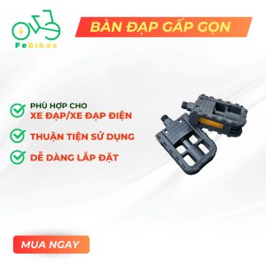 Bàn đạp gấp gọn cho xe đạp điện trợ lực gấp gọn (1 cặp)