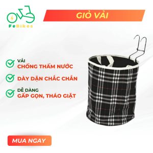 Giỏ vải dành cho xe đạp điện