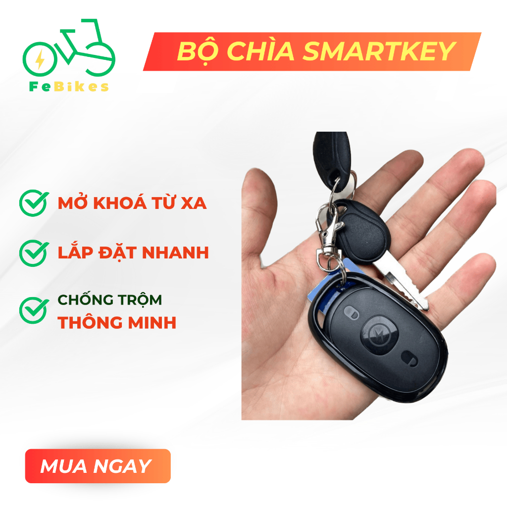 Smartkey - Chìa khóa từ thông minh cho xe đạp điện